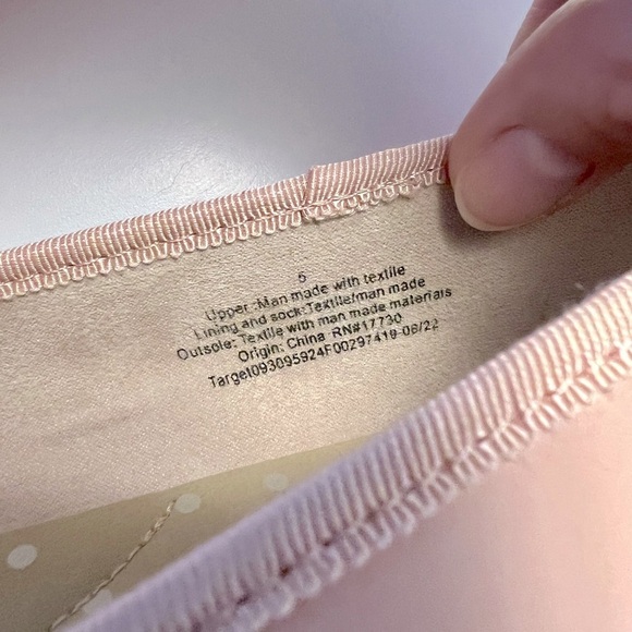 Cat & Jack Girls Pink Ballet Flats - Picture 4 of 8